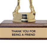THANK YOU FOR BEING A FRIEND trophy