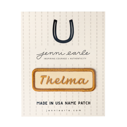 "thelma" name patch