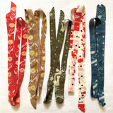voile bandana skinny tie