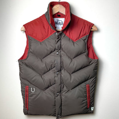 vintage two tone woolrich one-of-a-kind vest