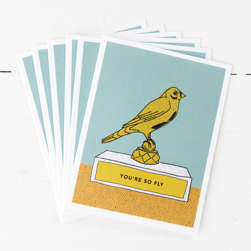 you're so fly greeting card