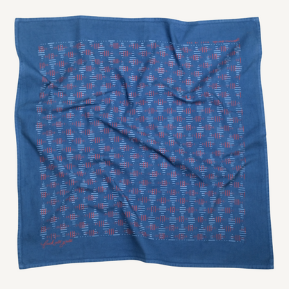 'fuck all y'all' bandana in indigo