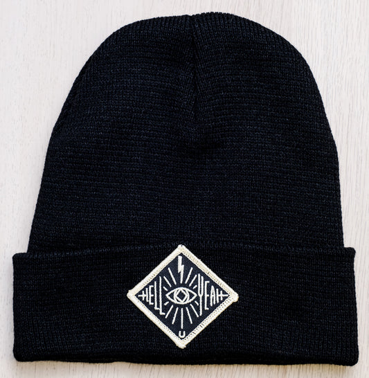 hell yeah patch beanie
